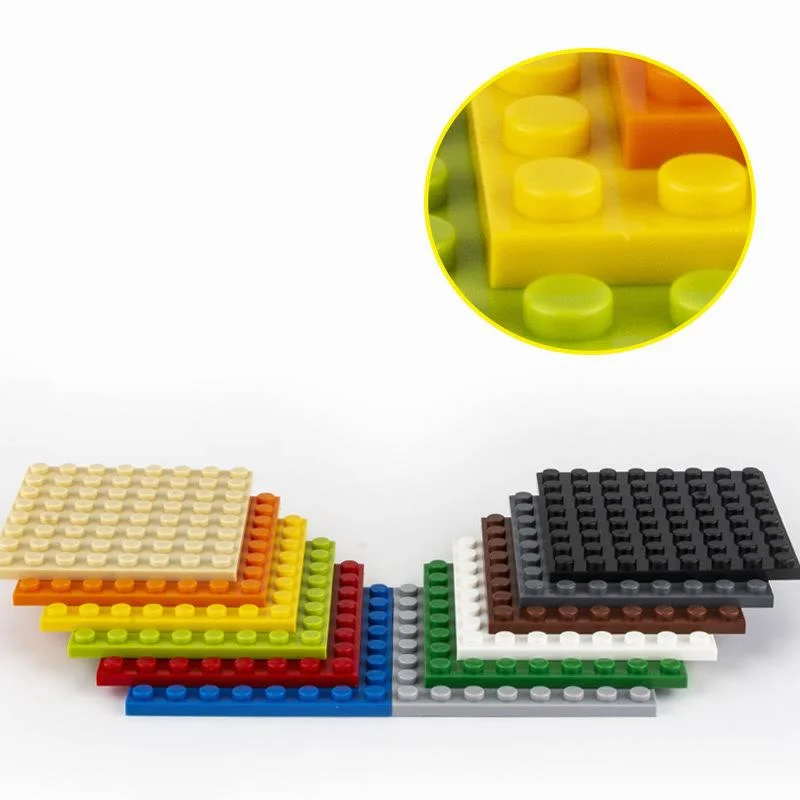 10Pcs Bulk Small Particle 41539 8X8 Floor Plate Moc Building Block Accessori Building Block Castle Toys