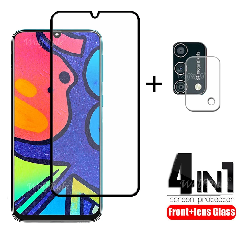 4-In-1 Per Samsung Galaxy F41 Glass Per Samsung F41 Proteggi Schermo In Vetro Temperato Per Samsung A51 A71 M51 M31S F41 Lens Glass