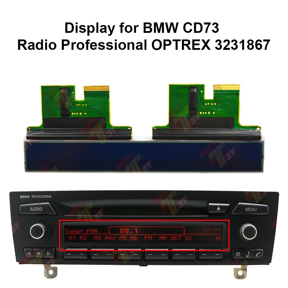 Display Lcd Professionale 3231867 Per Bmw Cd73 E46 E90, Mini Cooper Stereo Radio Unit