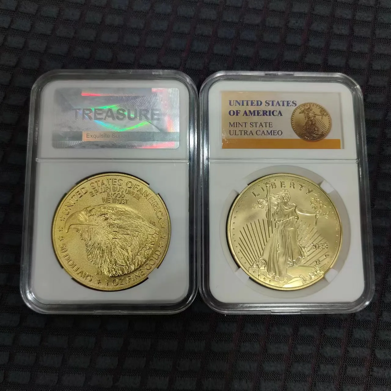 Il Più Nuovo 2023 Us Liberty Eagle Coin Morgan Dollar Gold Coin Collectible Home Decor Coins