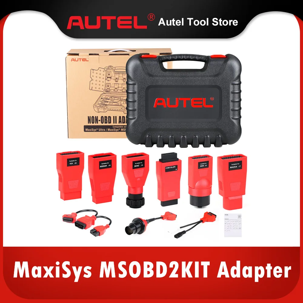 Autel Maxisys Msobd2Kit Adattatori Non Obdii Kit Connettori Conformi A Oe Compatibili Con Maxisys Ultra/ Ms919/ Ms909/ Mk908P/ Elit