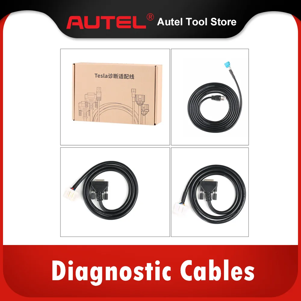 Autel Teskit Autel Per Cavi Adattatori Diagnostici Tesla Per Modelli Tesla S E X Funziona Con Tablet Maxisys Ultra/ Ms909/ Ms919