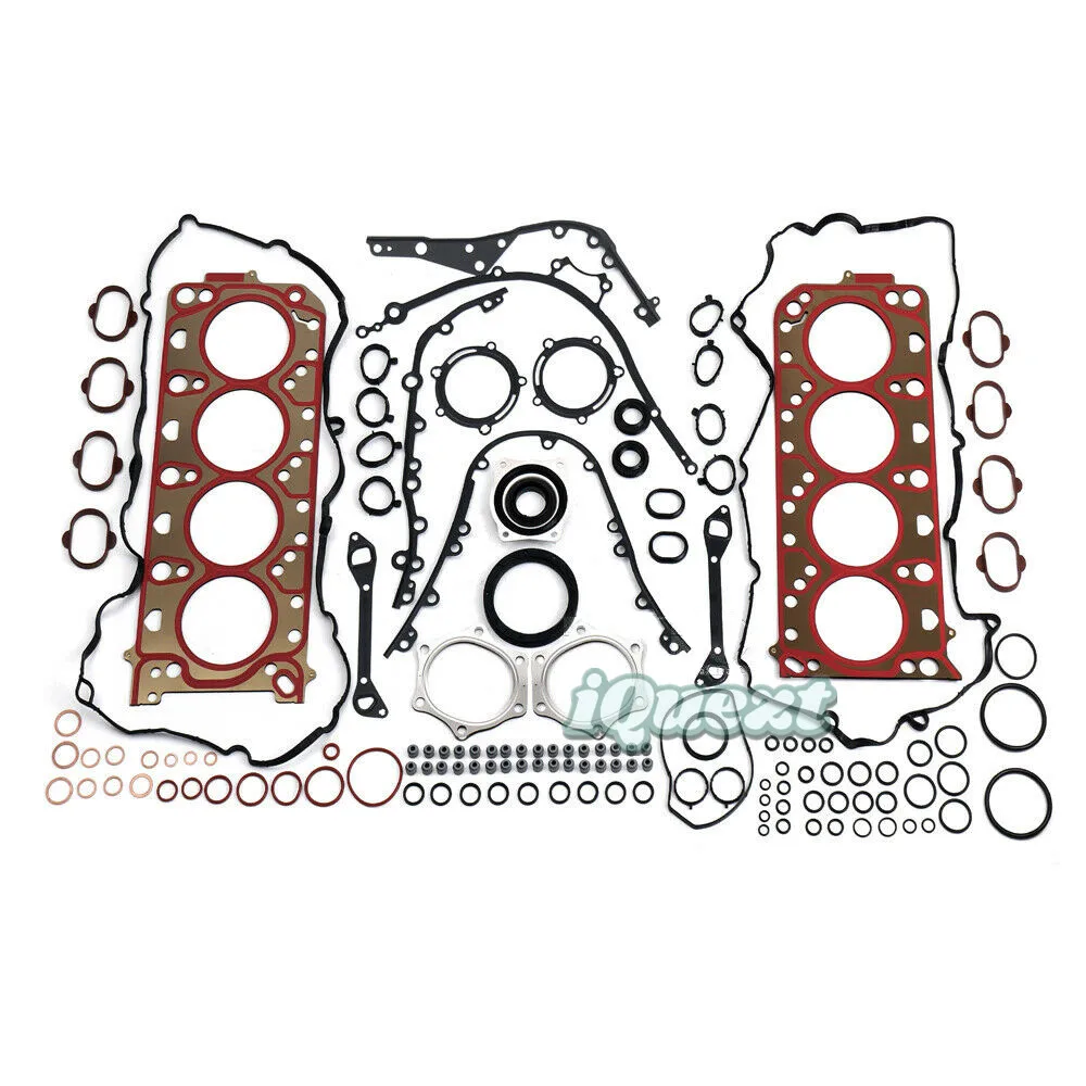 Revisione Del Motore Rebuild Kit Guarnizione Per Porsche Panamera Cayenne S 4S Gts 9Pa 970 92A 4.8L V8 Naturalmente Aspirato M48.01 M48.02