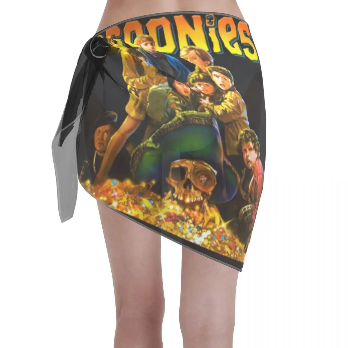 Sexy Women The 85 Action Movie The Goonies Perspective Kaftan Sarong Beach Wear Bikini Beach Cover Ups Beach Short Skirts