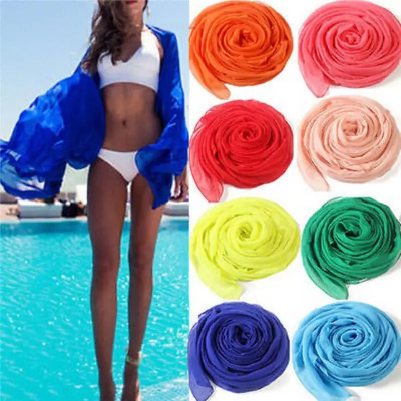 2024 Sexy Beach Cover Up Sarong Summer Bikini Cover-Up Wrap Pareo Beach Dress Gonne Asciugamano