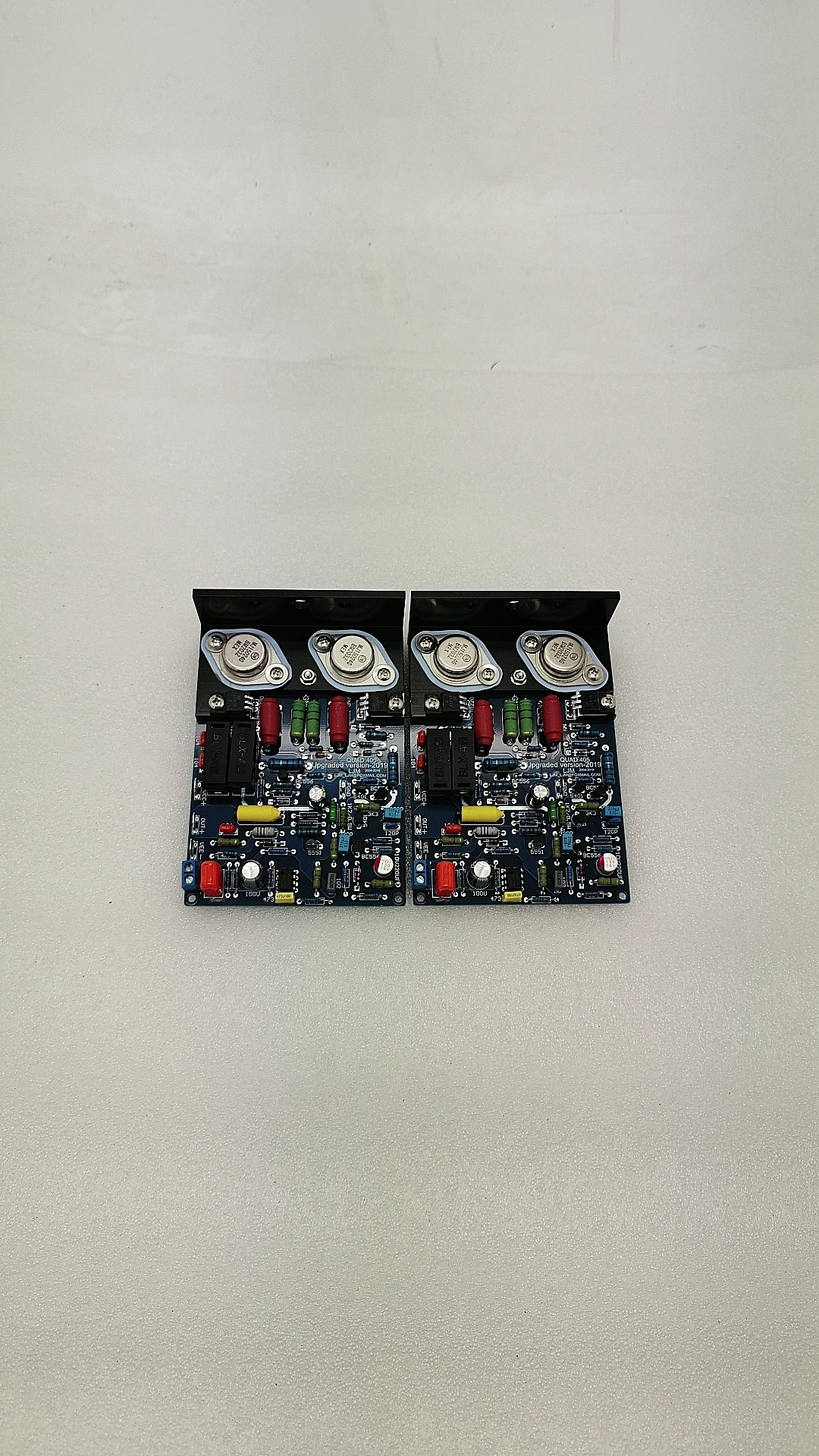 1 Paio Weiliang Audio Clonato Quad 405 Classico Amplificatore Di Potenza Assemblato E Testato Scheda