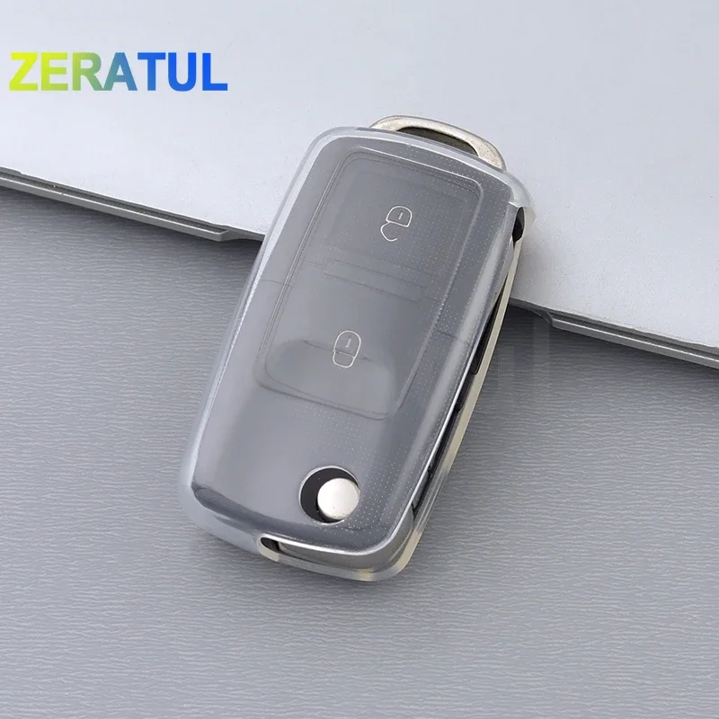Per Vw Volkswagen Golf 4 5 6 Mk4 Amarok Polo Bora Jetta Altea Alhambra Passat Beetle Caddy Tiguan Tpu Car Key Case Cover Shell