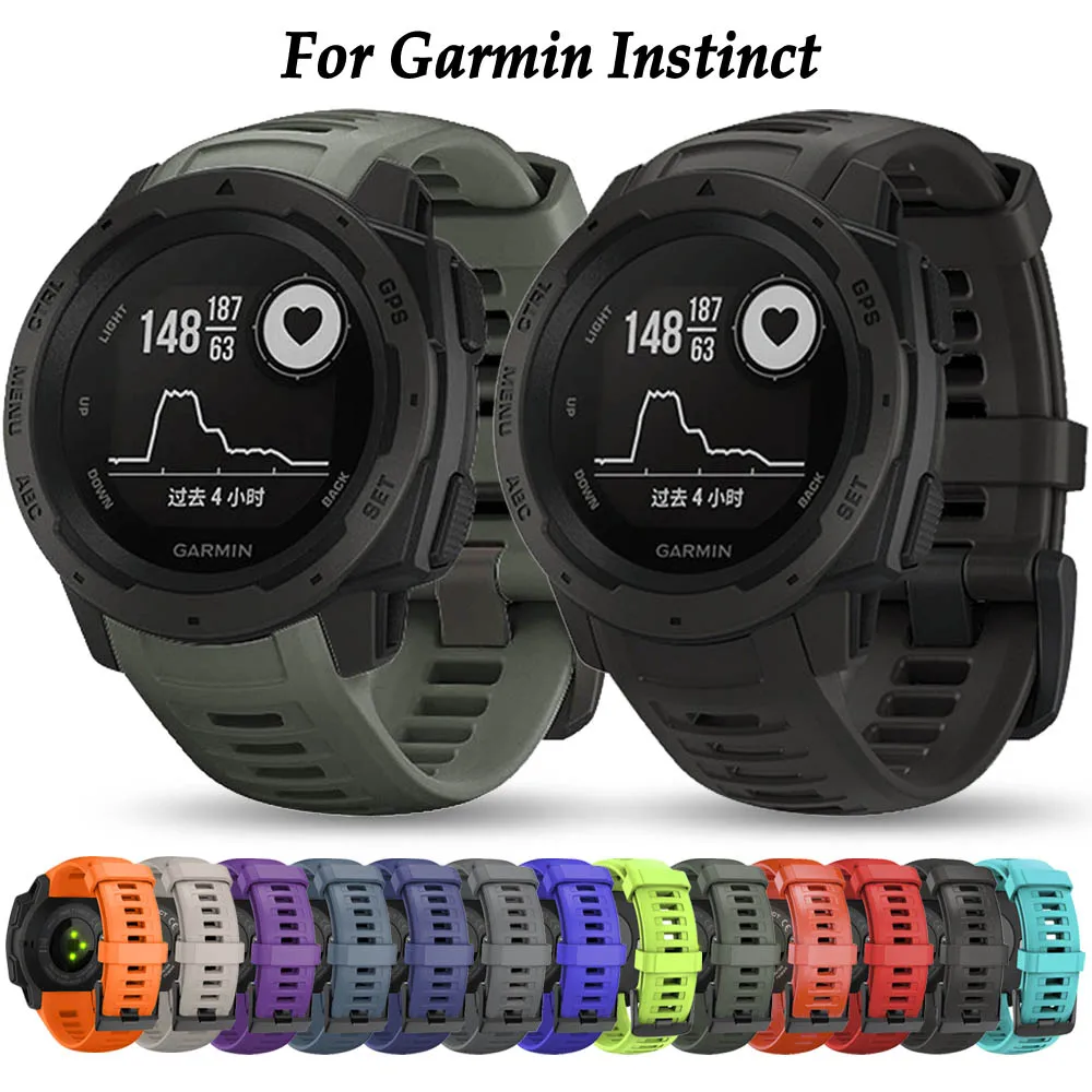 Per Garmin Instinct 2 Smart Watch Cinturino Cinturino Cinturino Di Ricambio Per Cinturino In Silicone Sportivo Garmin Instinct Smartwatch