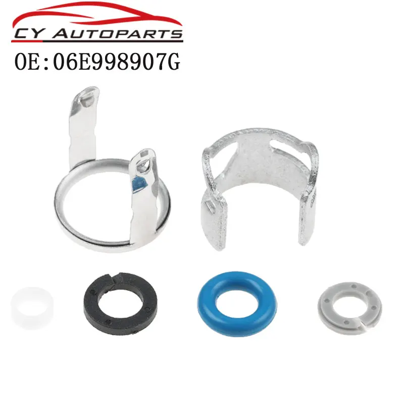 6 Pezzi Nuovi Iniettori Carburante Guarnizioni Riparazione O-Ring Kit Per Audi A4 A5 A6 A7 Sportback Q5 06E998907G