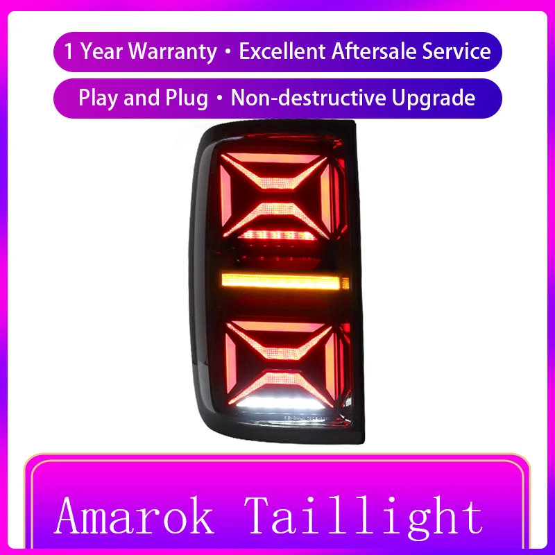 Auto Per Amarok 2010-2022 Led Auto Fanale Posteriore Aggiornamento Dynamic Highlight Signal Lamp Tool Accessori