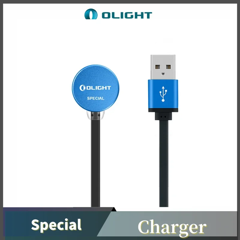 Caricabatterie Magnetico Olight Mcc 1A Mcc3 2A Per Pl-Pro/ Seeker 2 Pro/ Warrior X/ S1R Ii/ M2R/ S2R Ii/ S30R Iii/ S1R/ S2R/ H1R/ H2R