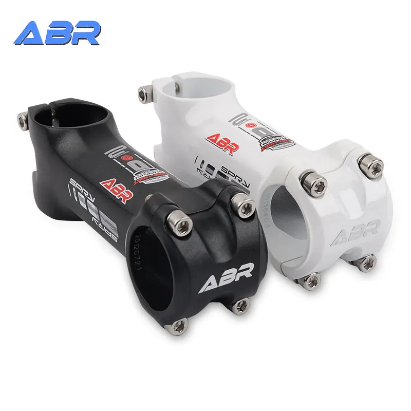 Abr Bike Stem Attacco Manubrio Per Bicicletta Mountain Bike Bici Da Strada Parte Per Bicicletta Attacco Tacx Per Manubrio 31.8Mm 70/80/90Mm Accessori 