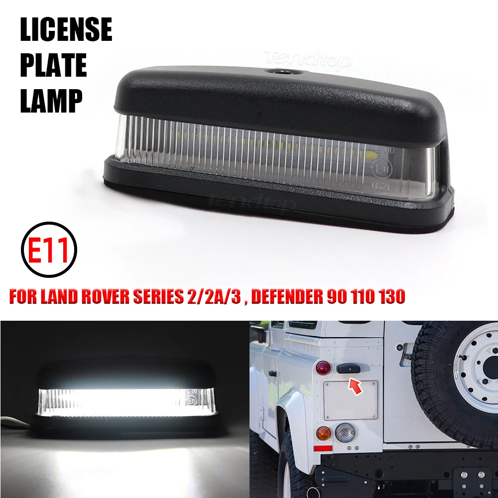Luci Targa A Led Canbus Bianco Nessun Errore Per Land Rover Series 2 2A E 3 Defender 90/110/130