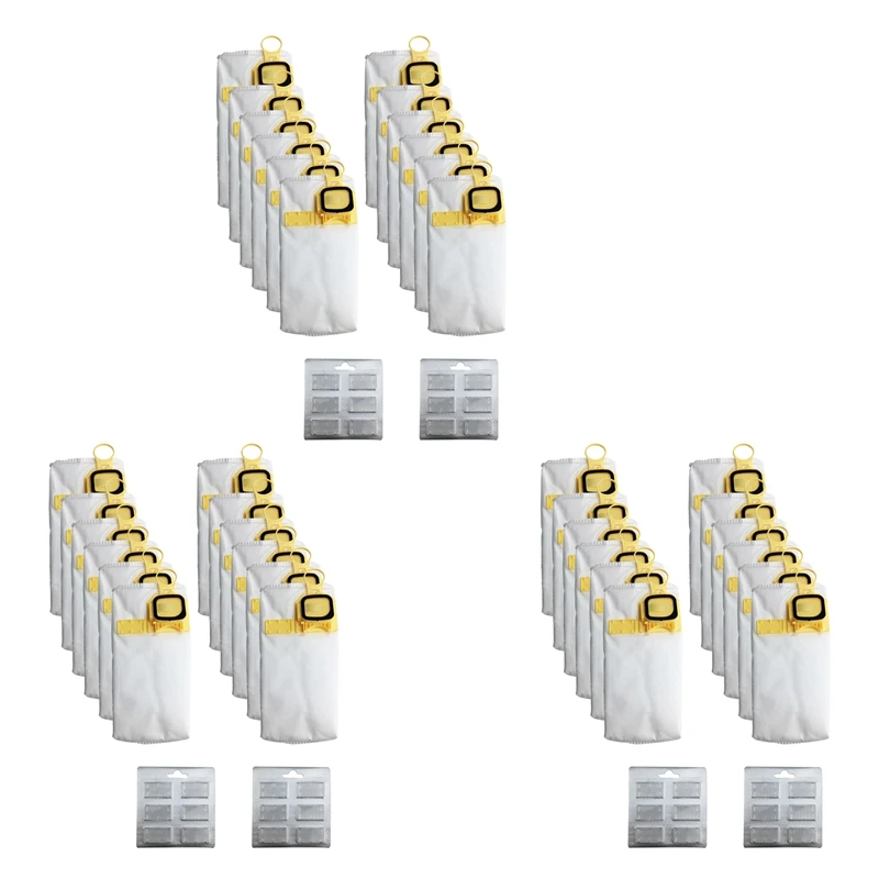 36Pcs Efficienza Sacchetto Della Polvere Sostituire Per Vorwerk Vk140 Vk150 Fp-140 Aspirapolvere