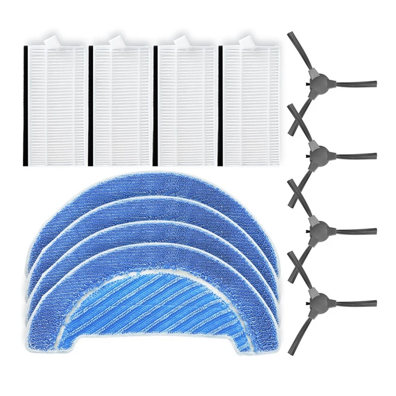 Per-Cecotec-Conga-Flash-Connected-Titanium-Sostituzione-Ricambio-Accessori-Spazzola Laterale-Hepa-Filtro-Mop-Cloth-Rag