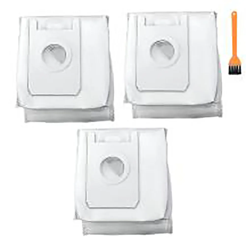 3Pcs Dust Bags +1Pc Cleaning Brush/ 5Pcs Dust Bag+Brush For Cecotec Conga 2290 Ultra Home Robot Vacuum Cleaner
