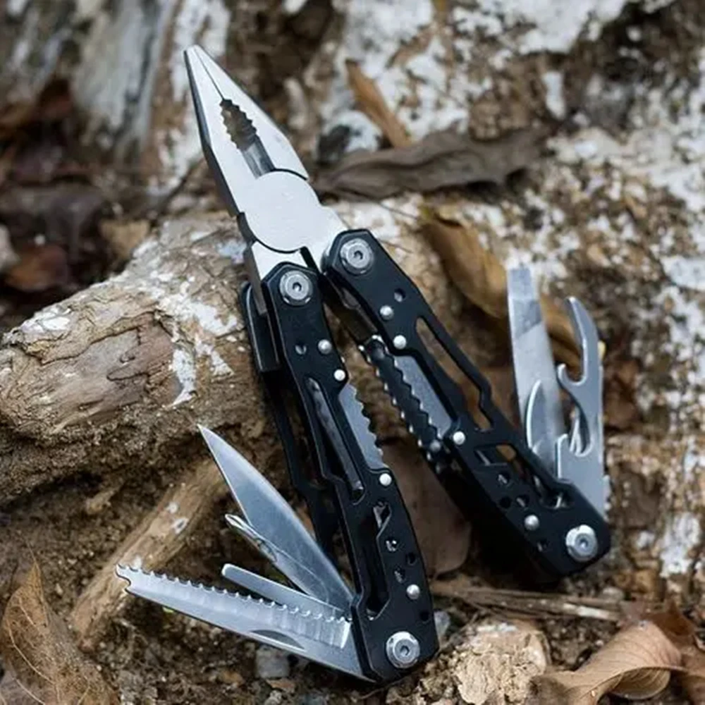 Multifunzione In Acciaio Inox Multi-Tool Mini Portatile Tasca Pieghevole Coltello Pinze Multifunzionali Attrezzi Da Campeggio All'Aperto