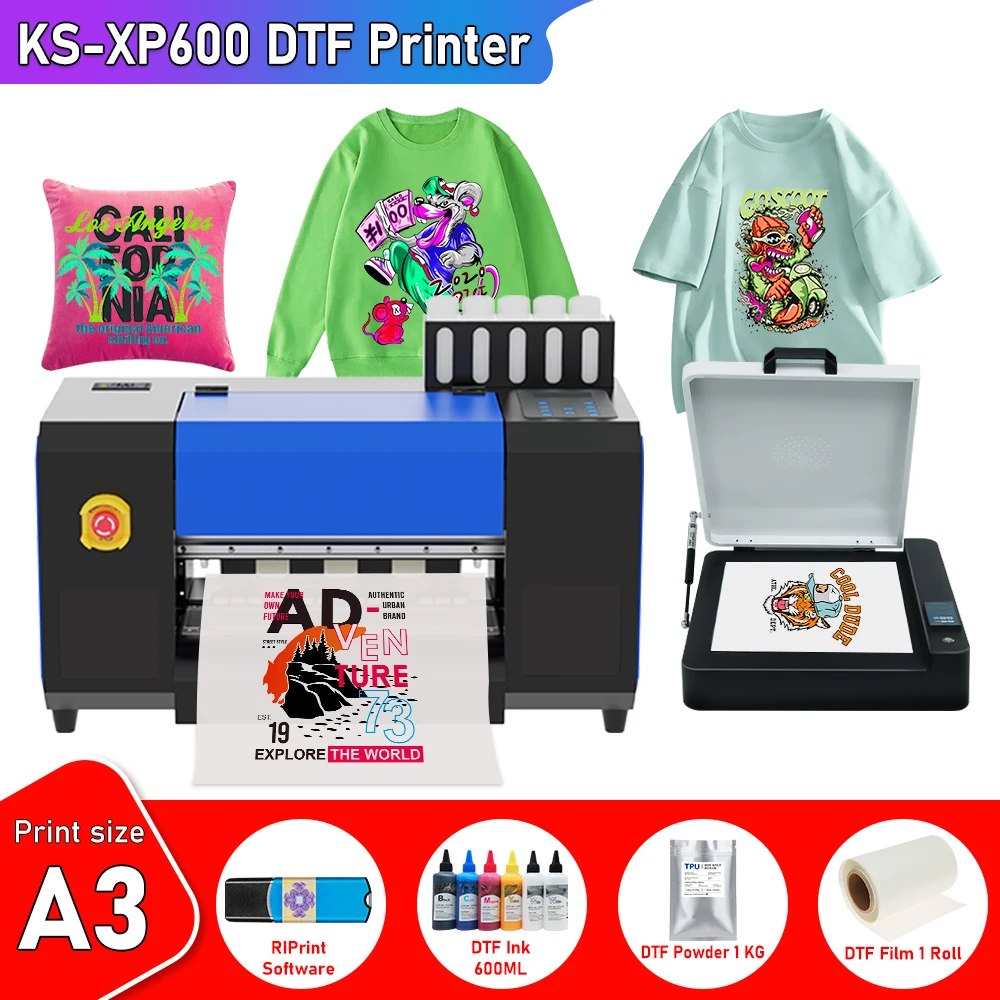 Stampante Dtf A3 Per Pacchetto Stampante Dtf Epson Xp600 Con Stampante Per Pellicole A Trasferimento Diretto Dtf Dtf Stampante Per Magliette A3 Dtf