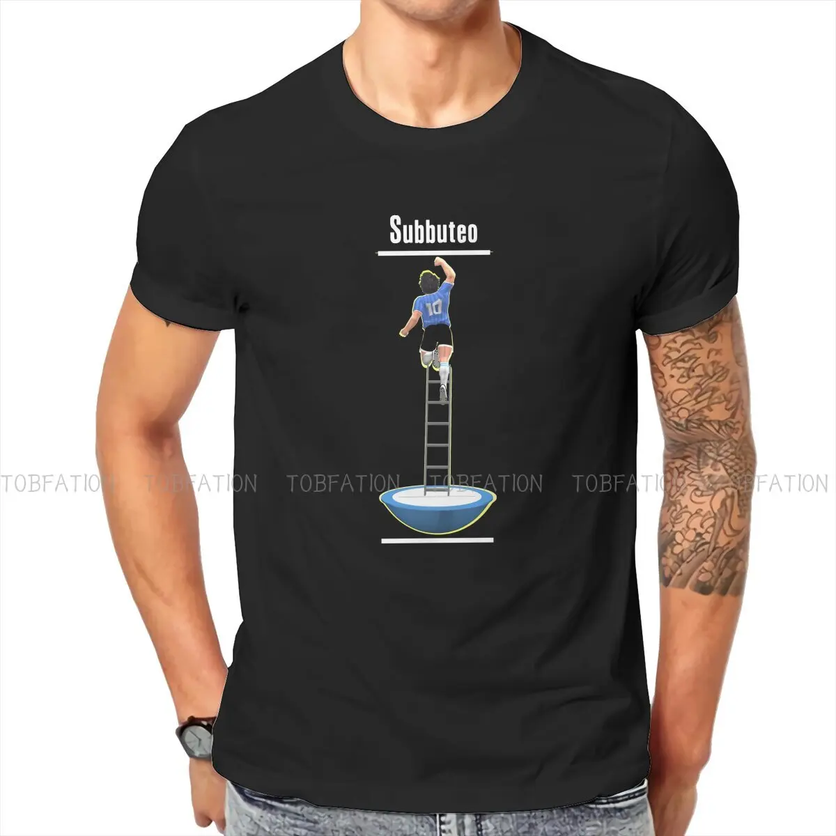 Argentina Football Legend Subbuteo Hand Of God Edition T Shirt Goth Men Tees Summer Poliestere Abbigliamento Harajuku Girocollo Tshirt