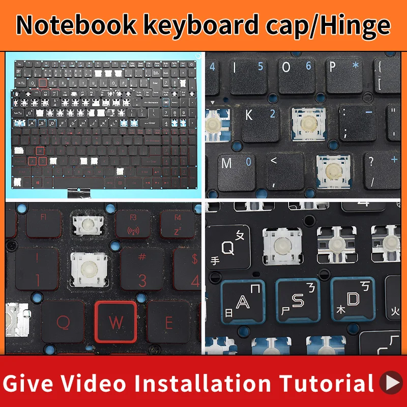 Sostituzione Keycap Key Cap Cerniera Per Acer Aspire Vx 15 Vx15 Vx5-591G Vx5-591 Vx5-793 Vn7-593 Vn7-793 Vn7-793G Tastiera
