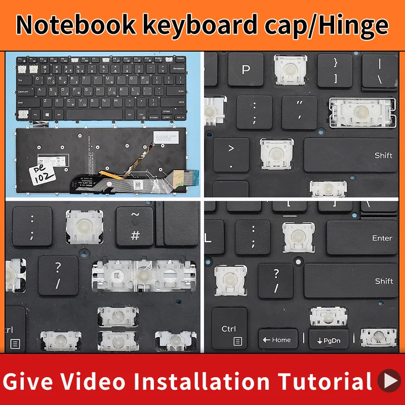 Sostituzione Keycap Key Cap Cerniera Per Dell Inspiron Xps13 7000 7347 7348 7352 7353 7349 7359 P54G P57G P41G Tastiera