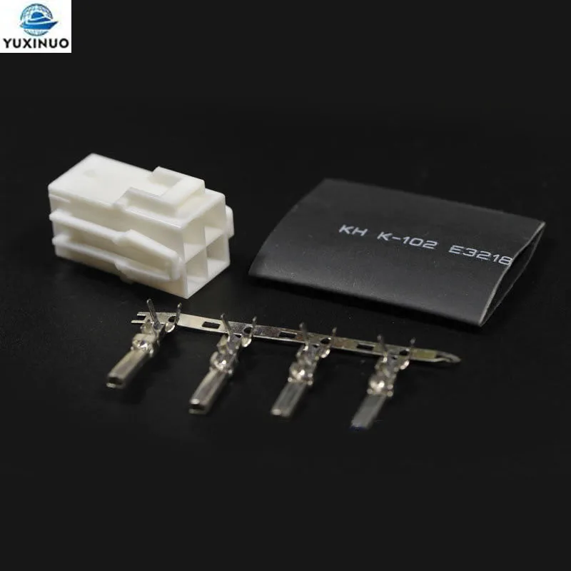 Set Spina Connettore Di Alimentazione Cc A 4 Pin Per Icom Ic-7000 Ic-7100 Ic-7400 Ic-7600 Yaesu Ft-450 Kenwood Ts-480 Adattatore Per Cavo Radio Fai Da