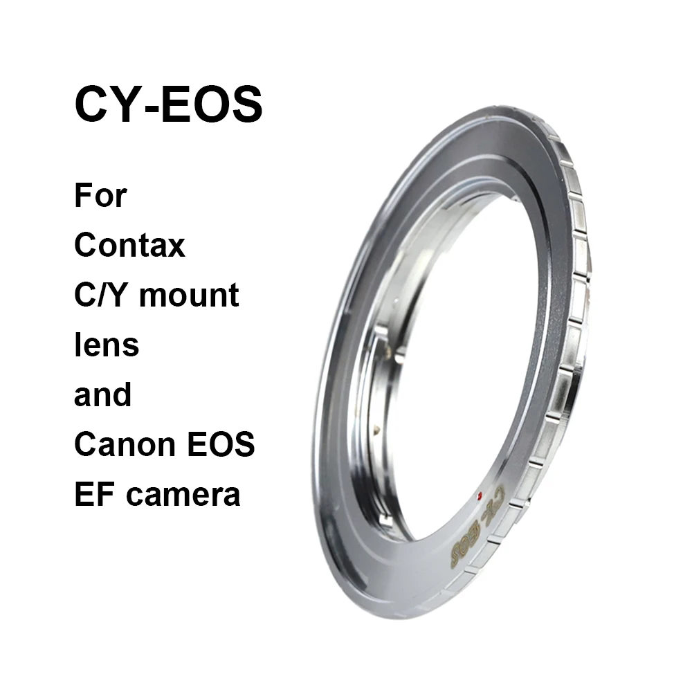 Cy-Eos Per Obiettivo Contax/Yashica Cy Mount-Canon Eos Ef Mount Adapter Ring Cy-Ef C/Y-Ef Per Canon 5D 6D 7D 90D 1000D Ecc.