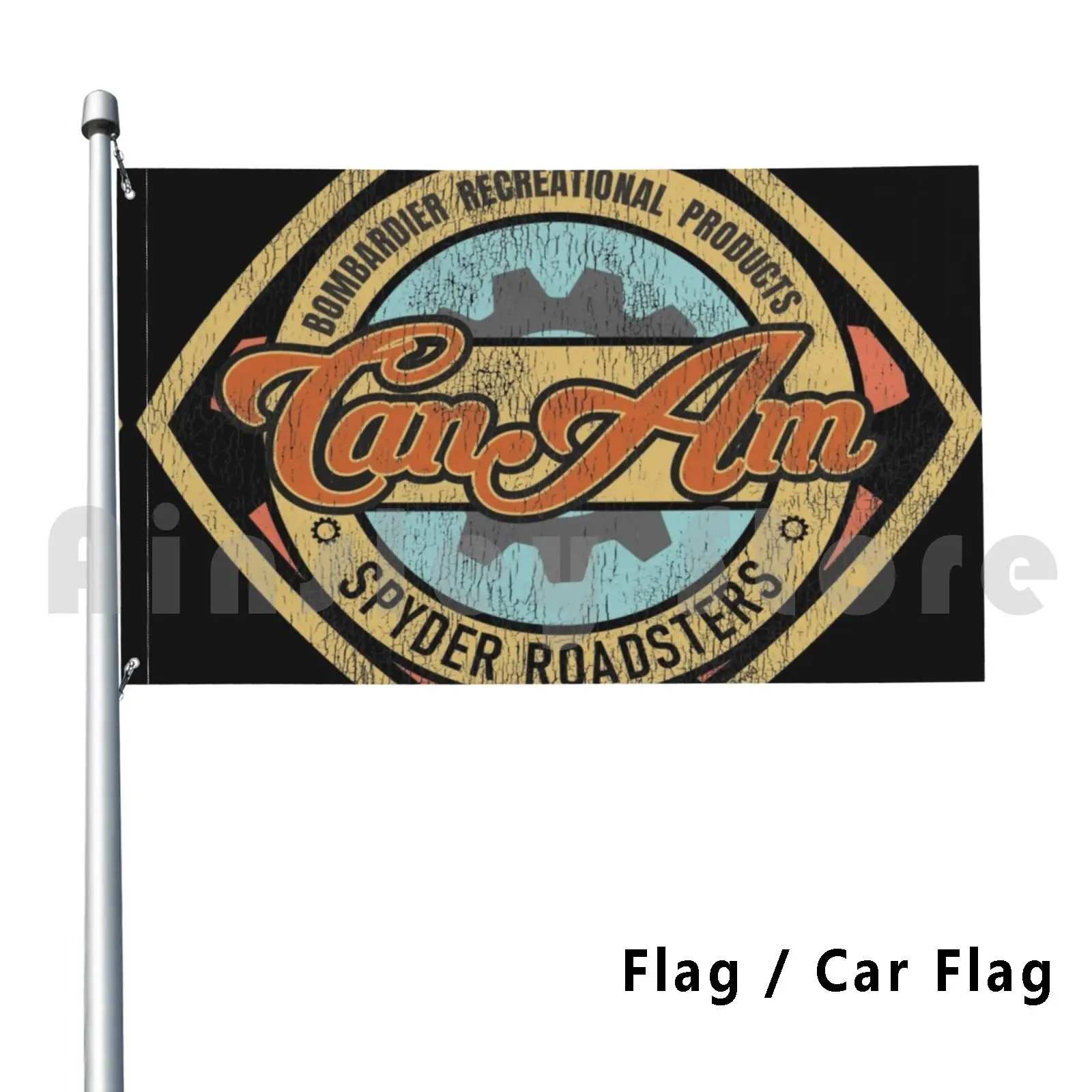 Can-Am Roadsters Outdoor Decor Flag Car Flag Canam Can Am Ryker Roadsters Moto Bike Trike Triciclo Biker