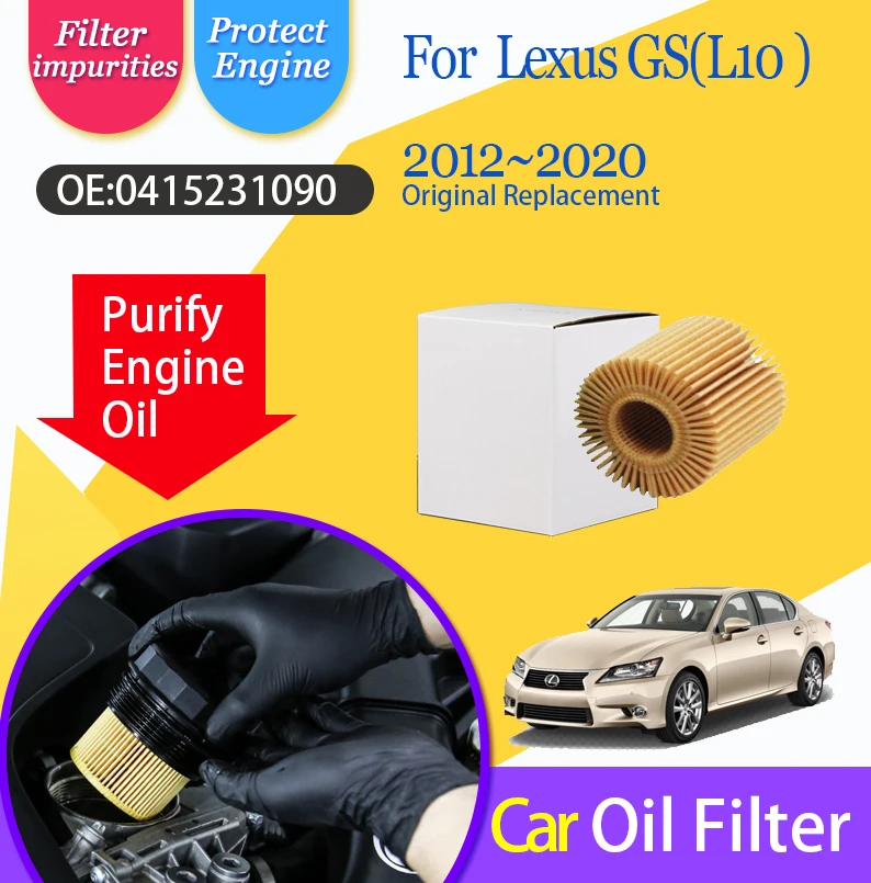 Filtro Carburante Per Auto Per Lexus Gs200T Gs300 F Sport Gs300 Gs300H Gs450H L10 2012 ~ 2020 0415231090 Solvente Filtro Olio Accessori Auto