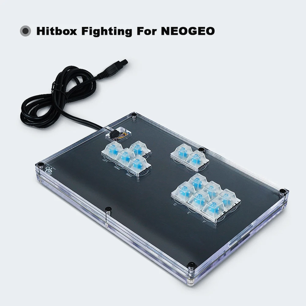 Tastiera Flatbox Hitbox Wasd Per Controller Stick Arcade Neo Geo Per Console Snk Neogeo