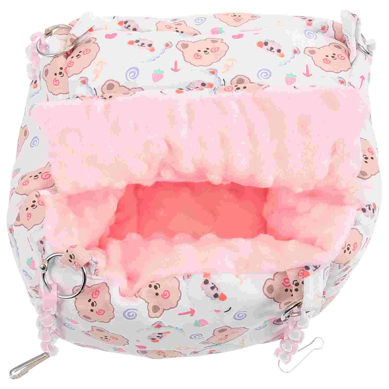 Sugar Glider Hammock Hanging Sugar Glider Warm Bed Piccoli Animali Cage Nest