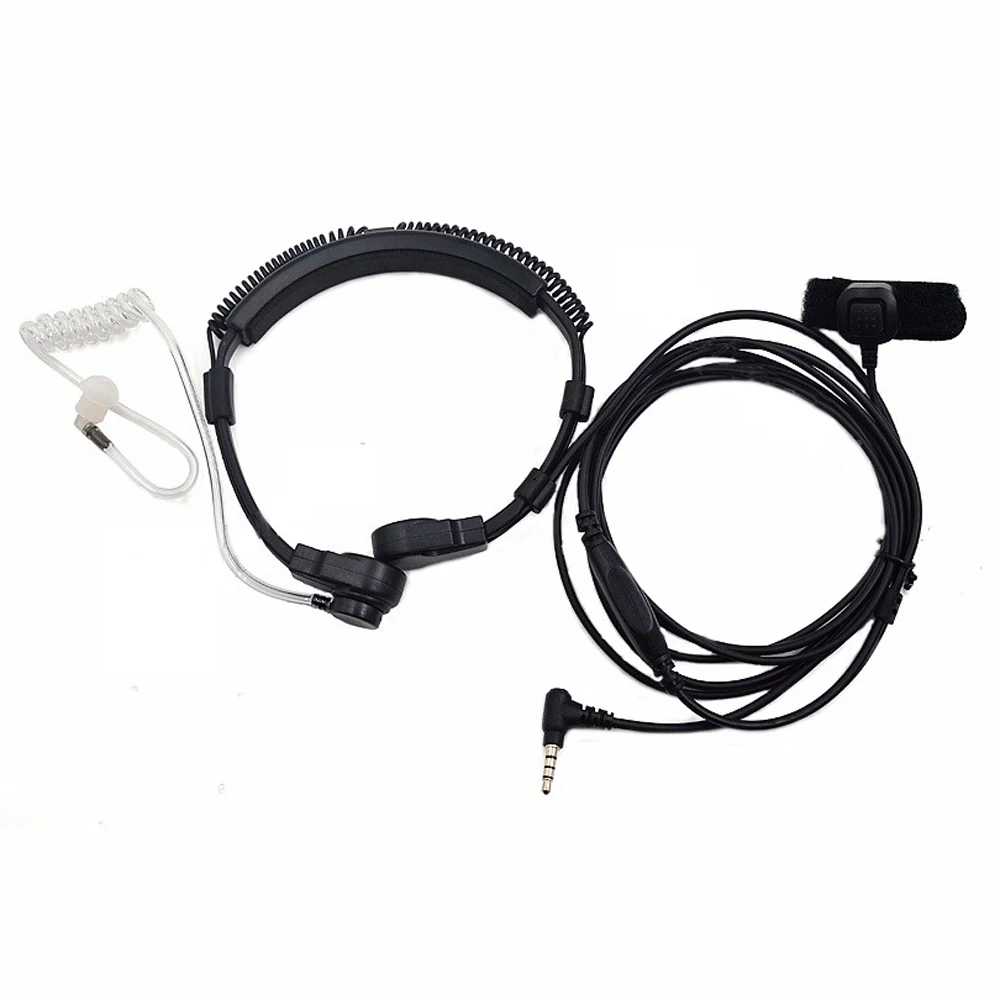 Gola Microfono Cuffia Auricolare Tubo Nascosto Ptt Per Yaesu Vertex Radio Serie Vxf Vxf-1 Vxf-2 Vxf-10 Walkie-Talkie