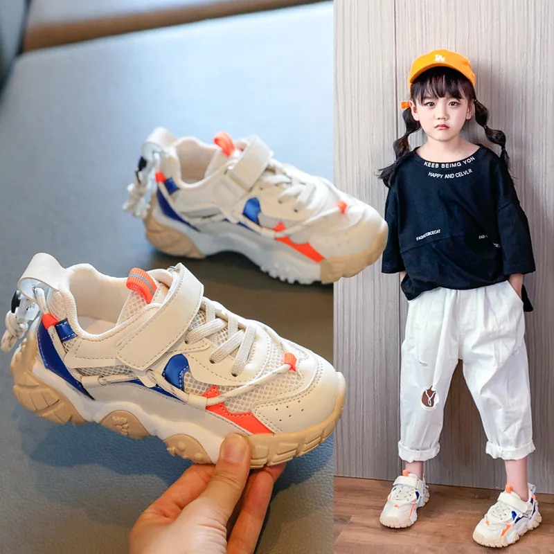 Children Cartoon Bear Shoes Boys Girls Sports Running Shoes Comfortable Breathable Children'S Sneaker Toddler Off White Shoes