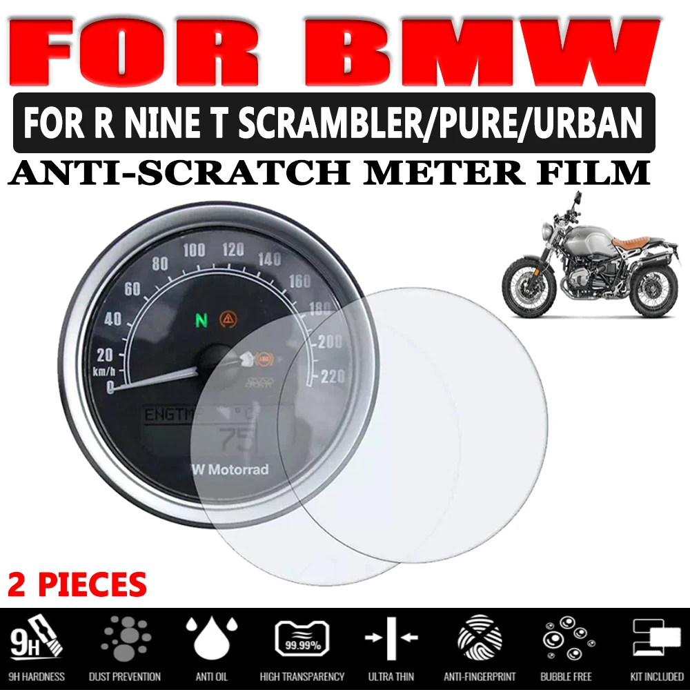 Per Bmw R Nine T Scrambler R Nine T Pure R Nine T Urban 2017 - 2019 Moto Cluster Protezione Antigraffio Pellicola Proteggi Schermo