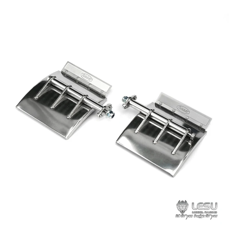 Parafango In Metallo Lesu Per Tamiya 1/14 Rc Fai Da Te Car King Hauler Globe Liner Tractor Truck