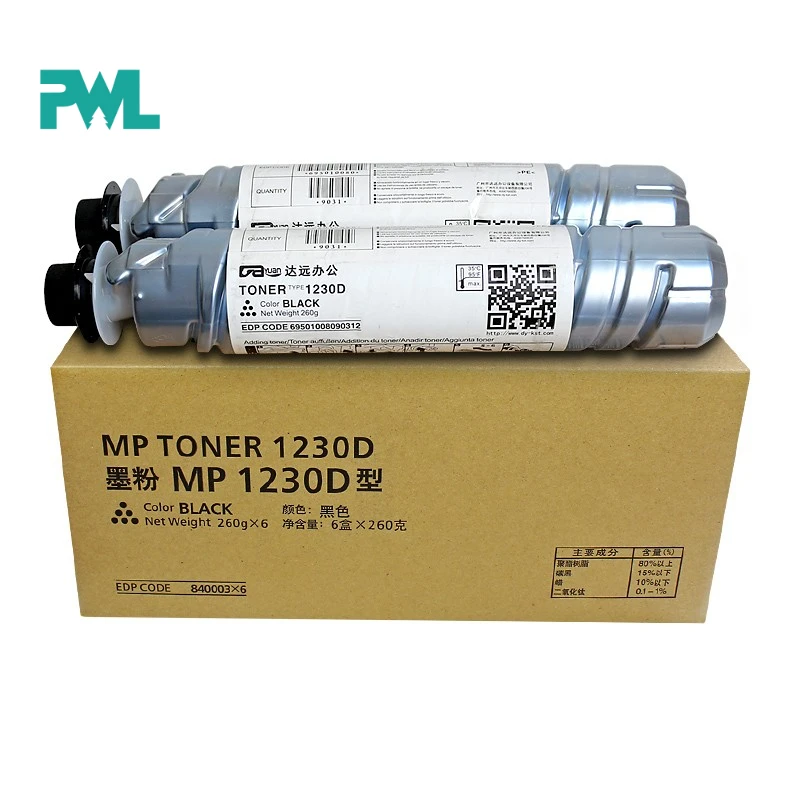 Cartuccia Toner Nero Tn 2Pc Compatibile 1230 Per Ricoh Aficio 2015 2018 2016 2020 Mp 1230D Forniture Per Stampanti