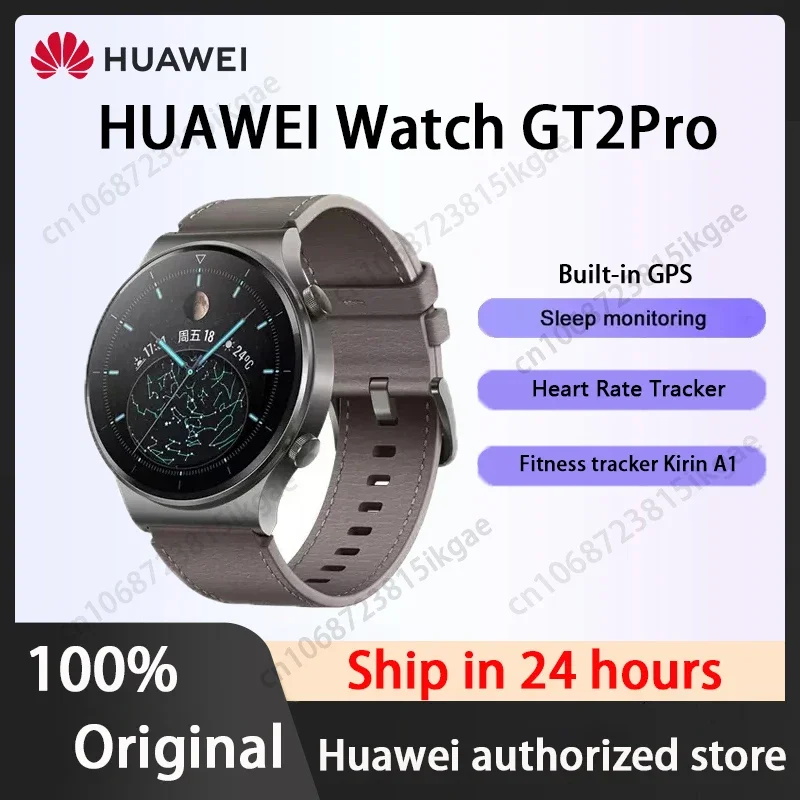 Originale Huawei Watch Gt 2 Pro Smartwatch Cardiofrequenzimetro Monitoraggio Del Sonno Gps Fitness Tracker Kirin A1 Smart Watch Men Gt2