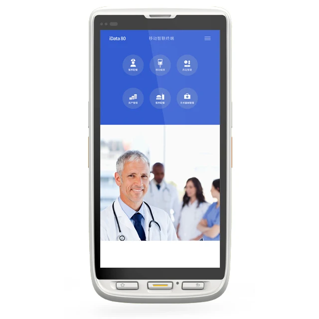 Unimes I80Hc Healthcare Terminale Palmare Per Computer Mobile Pda/Android 5.1/Scanner Di Codici A Barre/Nfc/Fotocamera