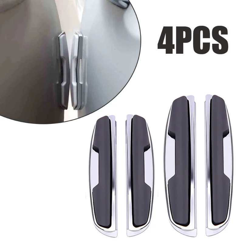 4Pcs Car Door Handle Protector Strip Car Door Edge Guard Anti-Collision Strip Sticker Decor Accessori Per Toyota Corolla Camry