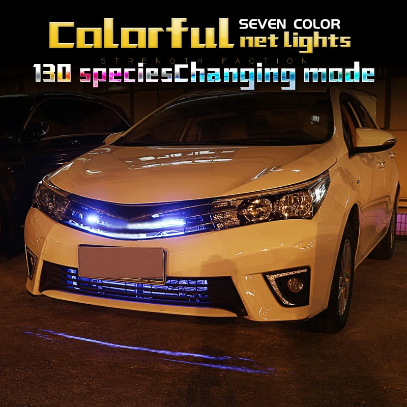 Led Knight Rider Net Lights Per Toyota Corolla 2014 2015 2016