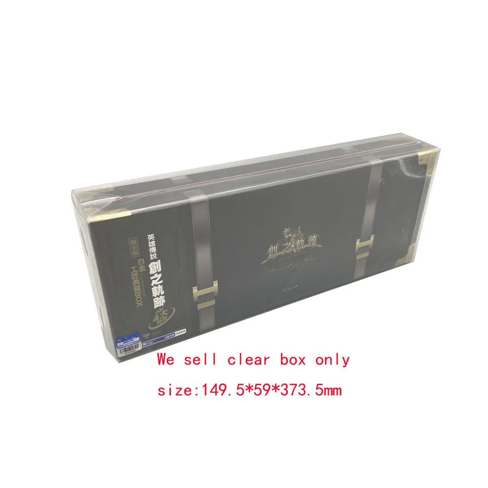 Cover Trasparente In Pet Trasparente Per Ps4 Game The Legend Of Heroes: Hajimari No Kiseki Limited Edition Storage Display Box