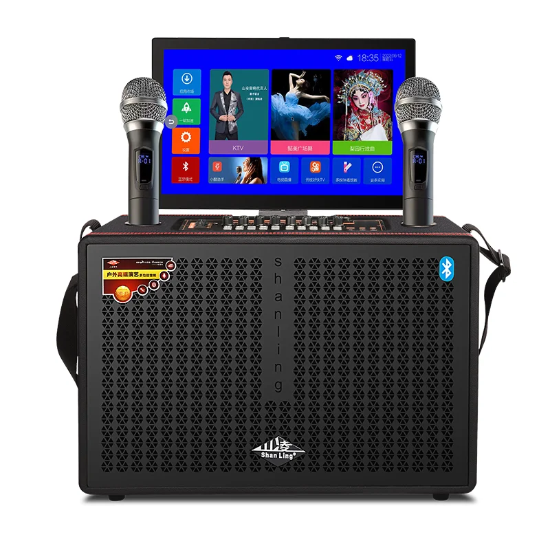 Nuovo Altoparlante Attivo Da 10 Pollici Alimentato Al 2023 Altoparlante Stereo Con Schermo Wireless Home Theater Watch Movie Smart Speakers Carillon P