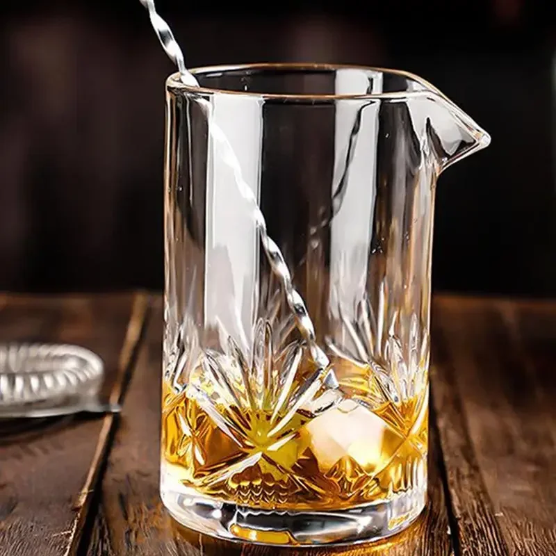 Bicchiere Miscelazione Cocktail Brocca Bar Agitazione Cristallo Barman Cup Baristi Mixed Drink Seamless Kit Mixer 24 Oz 24 Oz