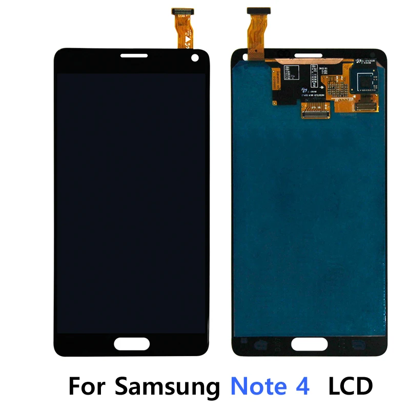 5.7 ''Super Amoeld Burn Shadow Lcd Per Samsung Galaxy Note 4 N910T N910A Display Lcd Touch Screen Digitizer Assembly