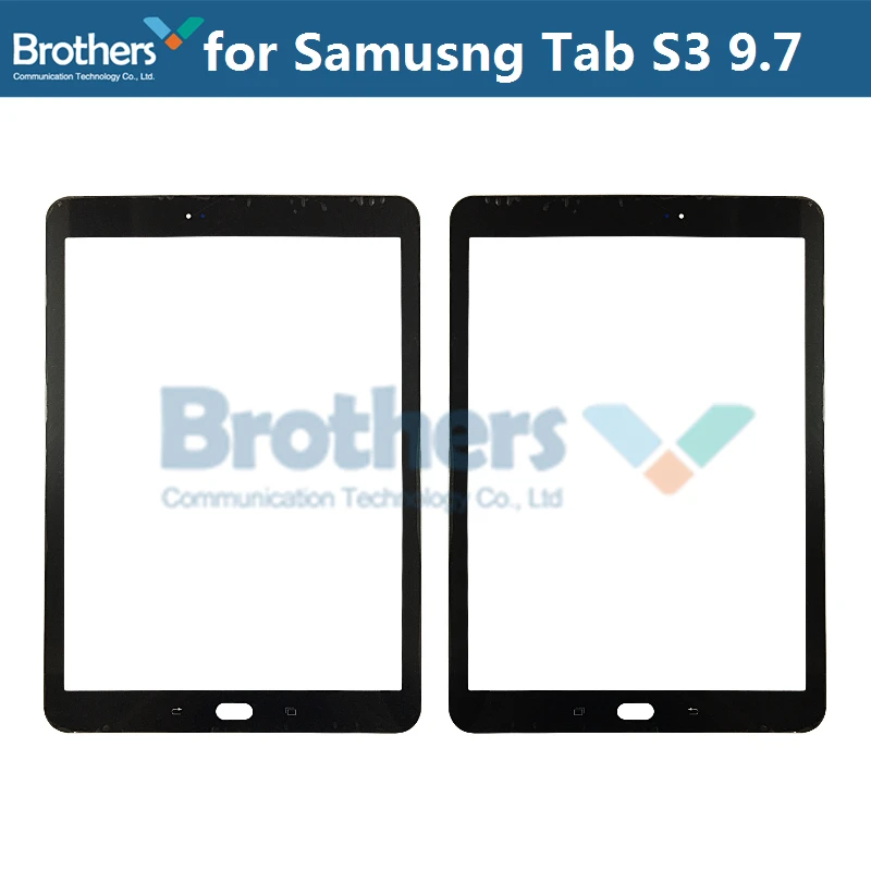 Touch Panel Tablet Per Samsung Galaxy Tab S3 T820 T825 Touch Glass Lente Esterna Per Samsung T820 Sostituzione Vetro Anteriore 9.7 ''Top