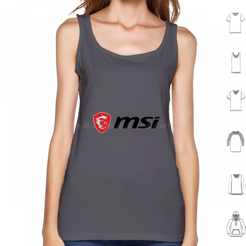Msi, Il Marchio Leader Nei Giochi Di Fascia Alta. Canotte Gilet Senza Maniche Msi Msi Stuff Republic Of Gamers Pc Gaming Mindless