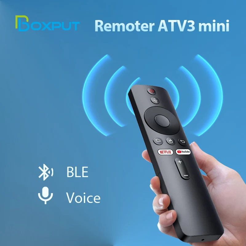 Boxput Remoter Atv3 Mini Air Mouse Bt Wireless Voice Control Per Smart Tv Box Android Tv Stick Set Top Box Smart Home Iatv Q5