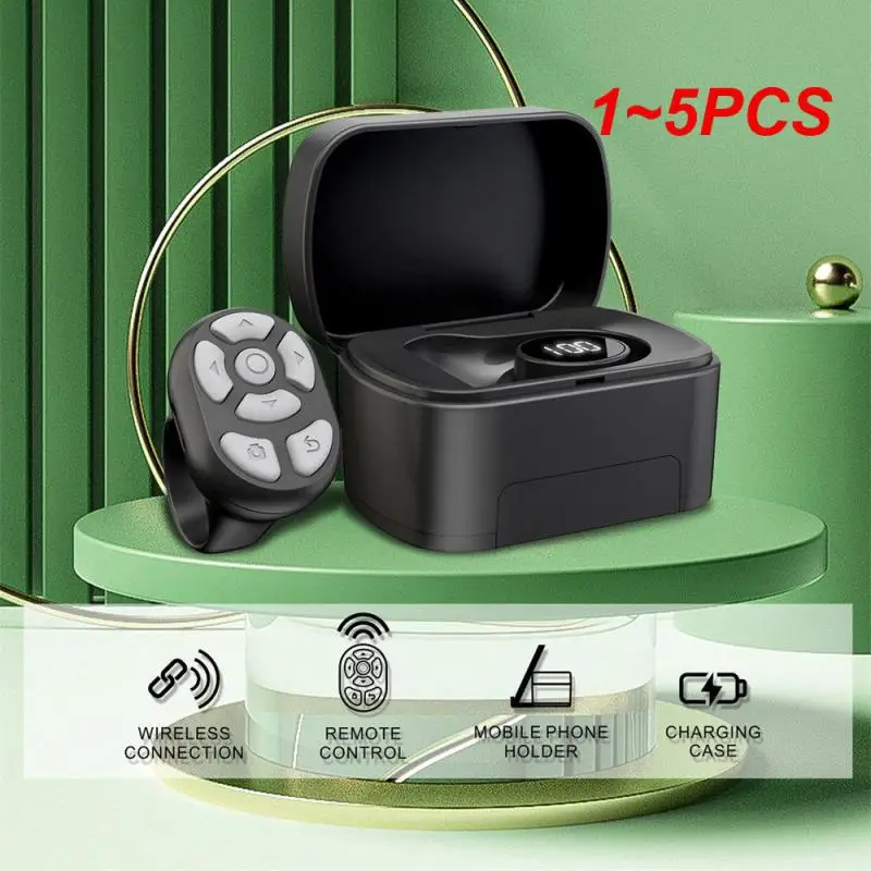1 ~ 5Pcs Ryrawireless Remote Controller Button Self-Timer Camera Stick Shutter Release Phone Page Turning Ring