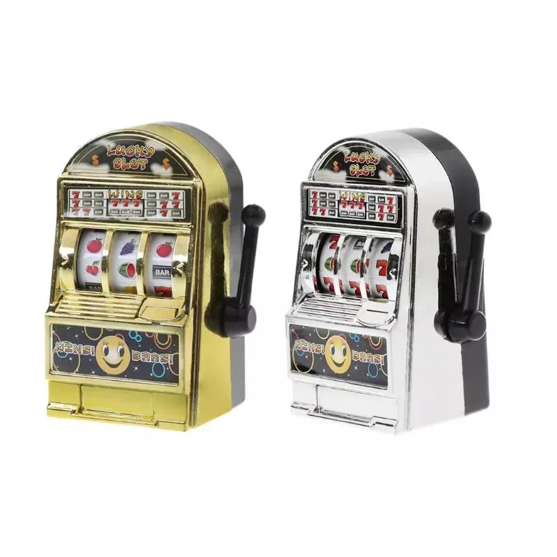 Mini Casino Lucky Jackpot Fruit Slot Machine Money Box Toys For Children Adult Funny Anti Press Game Regalo Di Compleanno Articoli Per Feste
