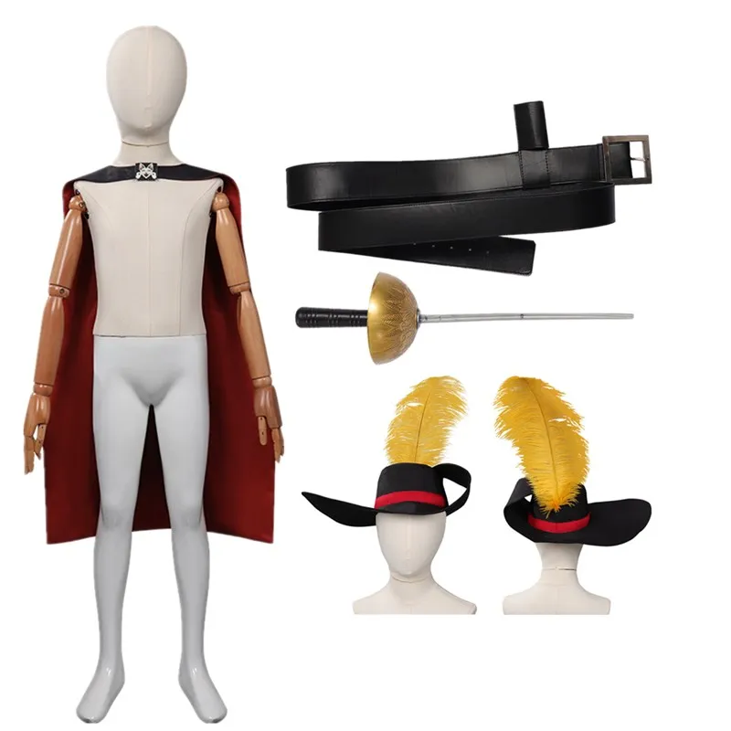 Adult Kids Puss Cos In Boots L'Ultimo Desiderio Cintura Spada Cosplay Accessori Per Costumi Abiti Halloween Carnival Suit Prop